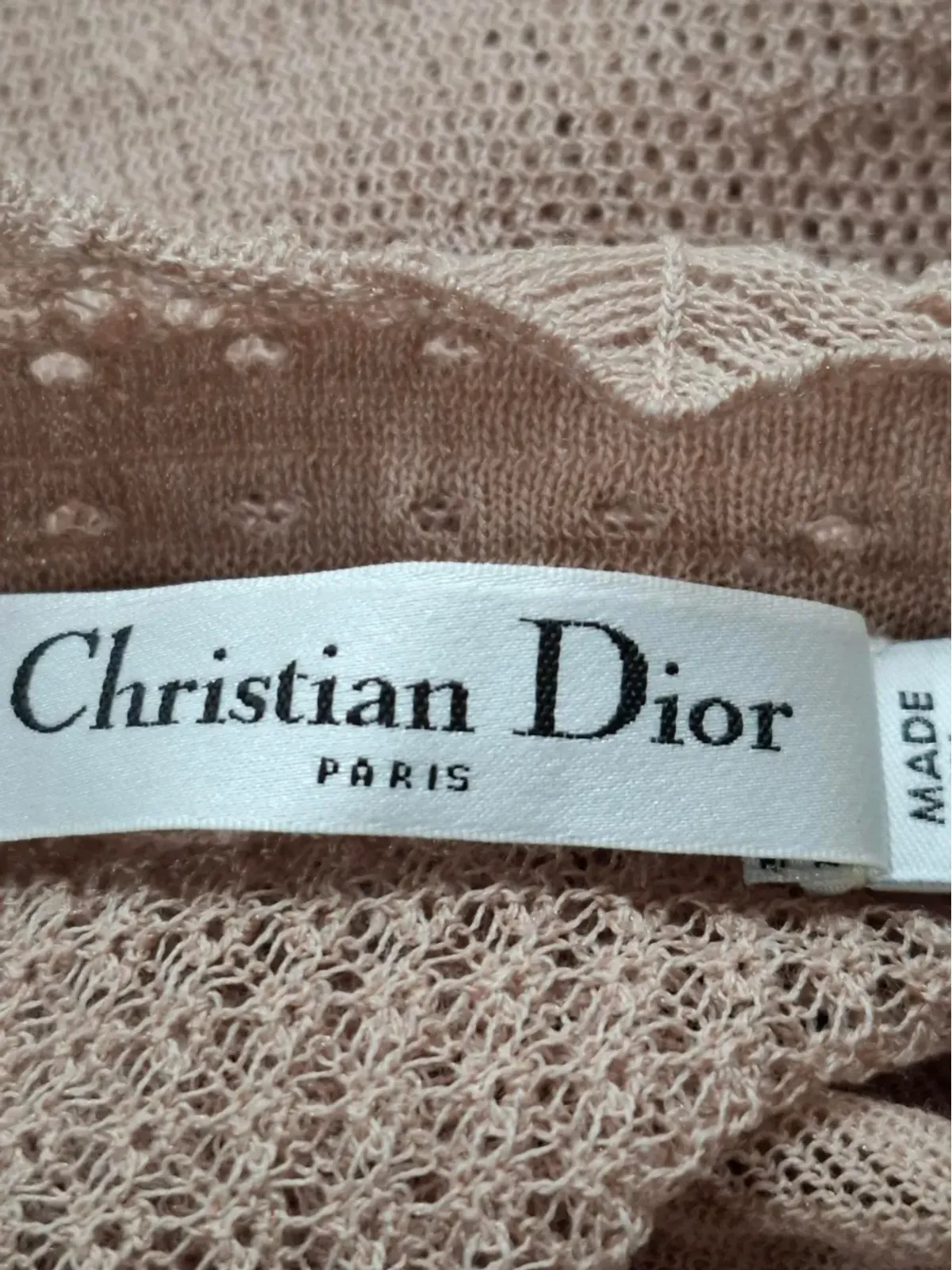 Christian Dior Pre-Owned ニット長袖ドレス - ピンク - 画像3