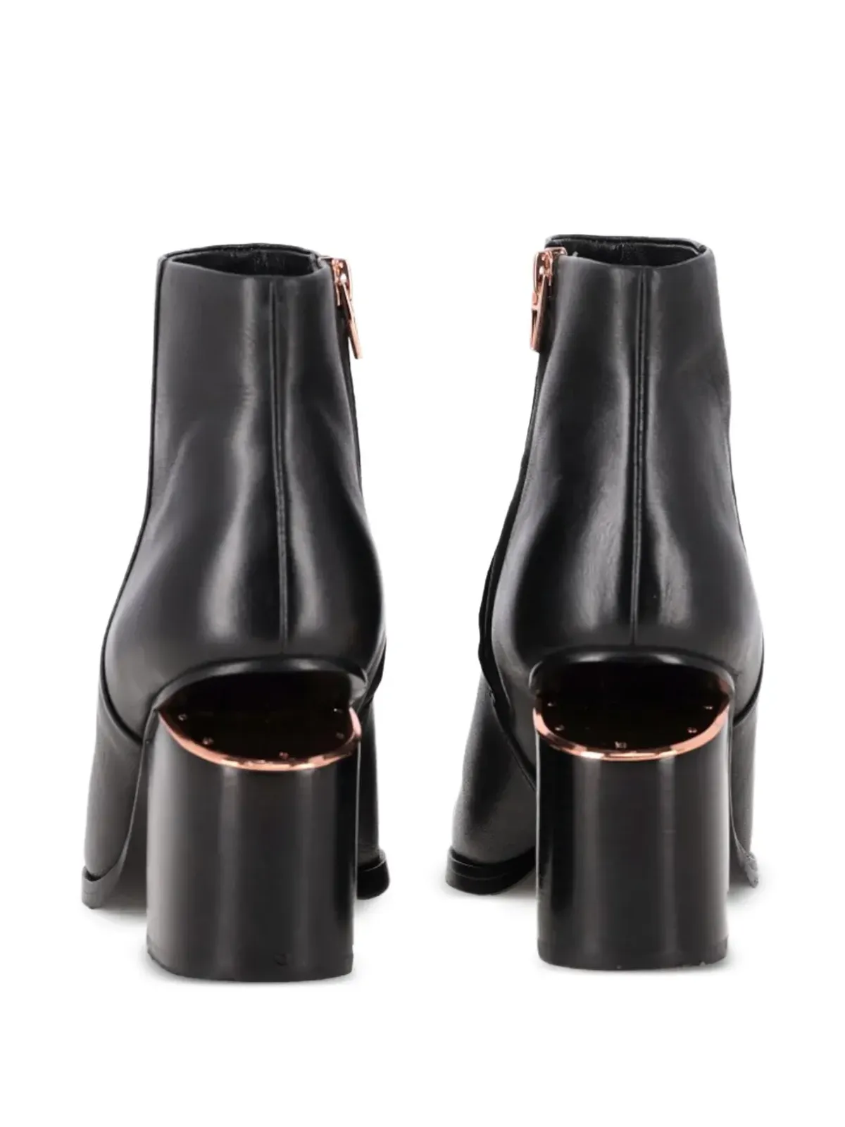 Alexander Wang ビンテージ gabi レザー アンクルブーツ - ブラック - 画像5