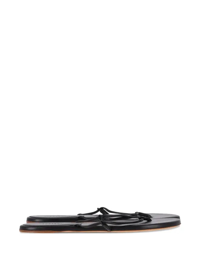 Gabriela Hearst Gabriela Hearst ブラックのフラットサンダルの商品画像