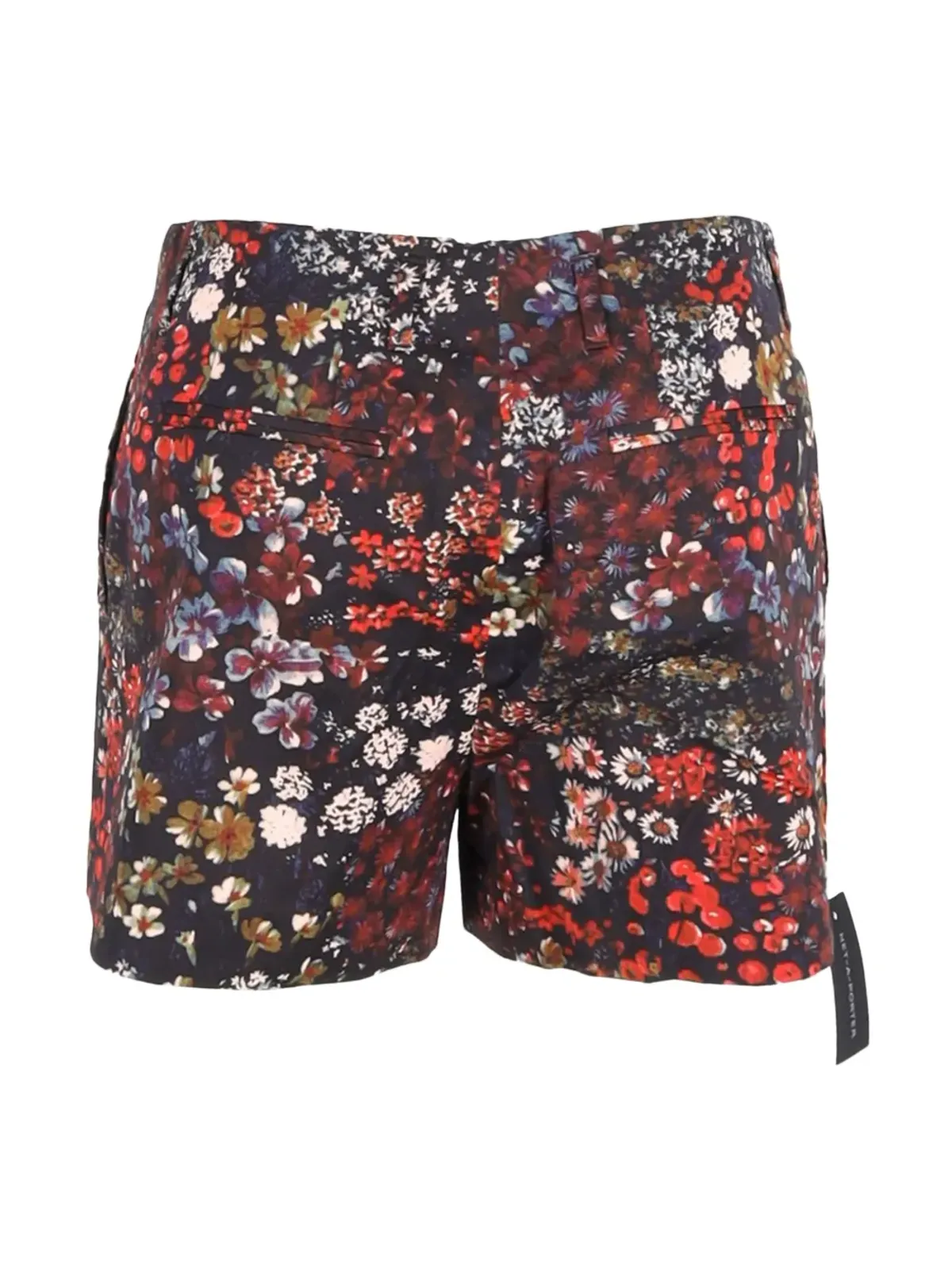 Dries Van Noten Vintage 花柄プリントショーツ（ブラック） - 画像2