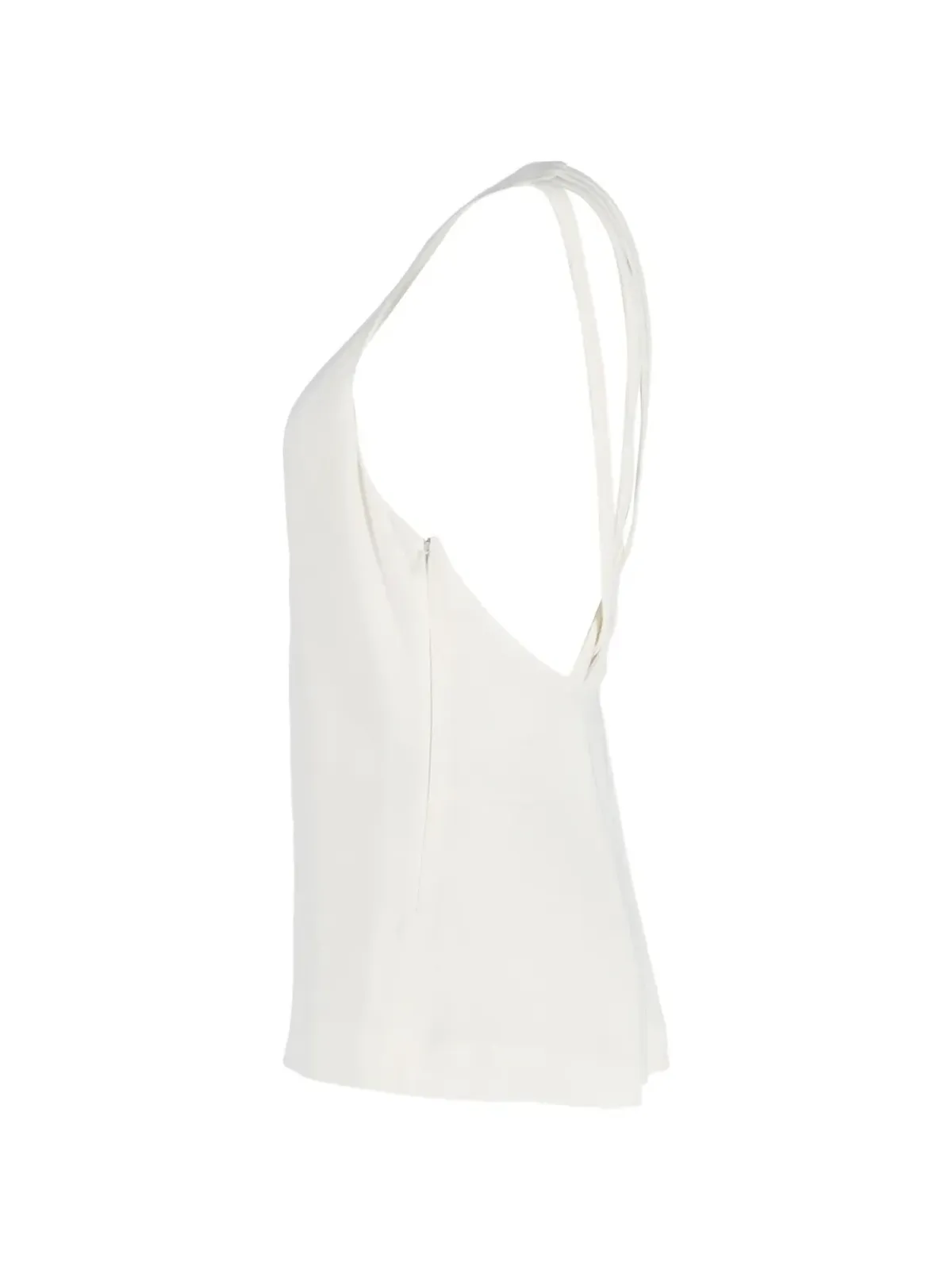 KHAITE Pre-Owned クロスバックトップ - White - 画像2
