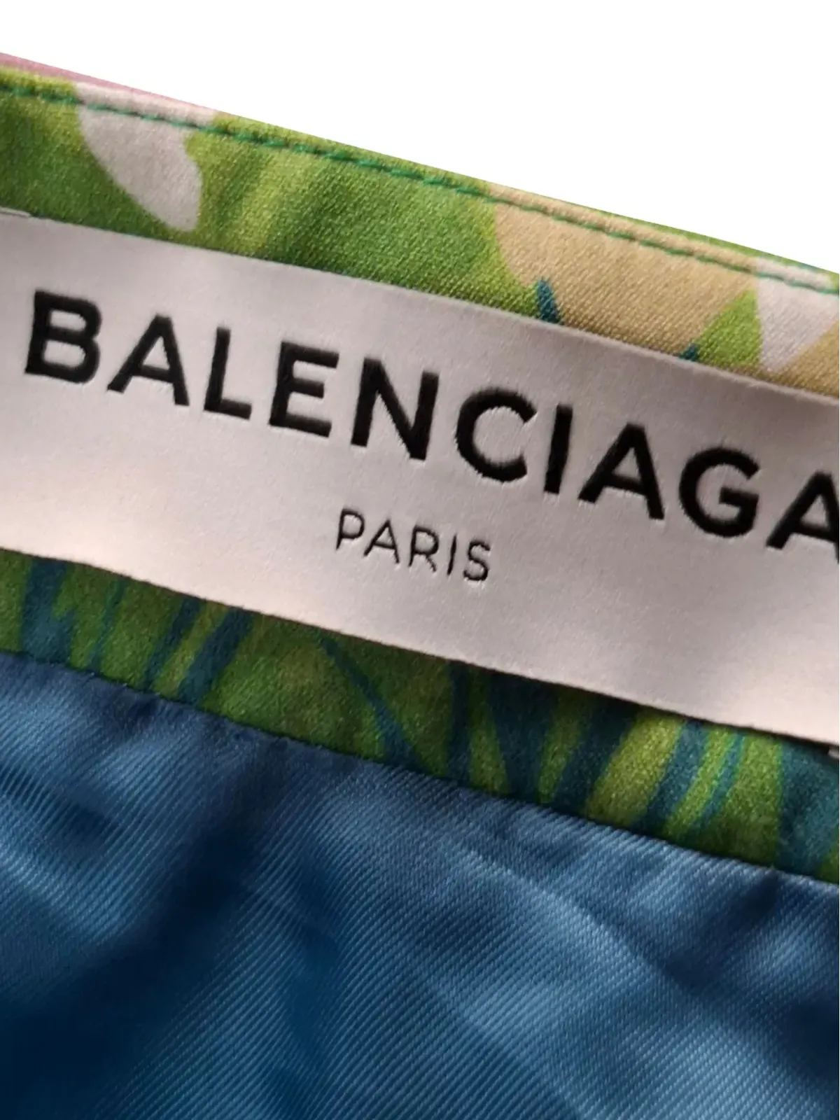 Balenciaga ビンテージ プリーツ花柄スカート - 画像4