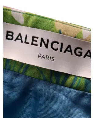 Balenciaga ビンテージ プリーツ花柄スカート - サムネイル4