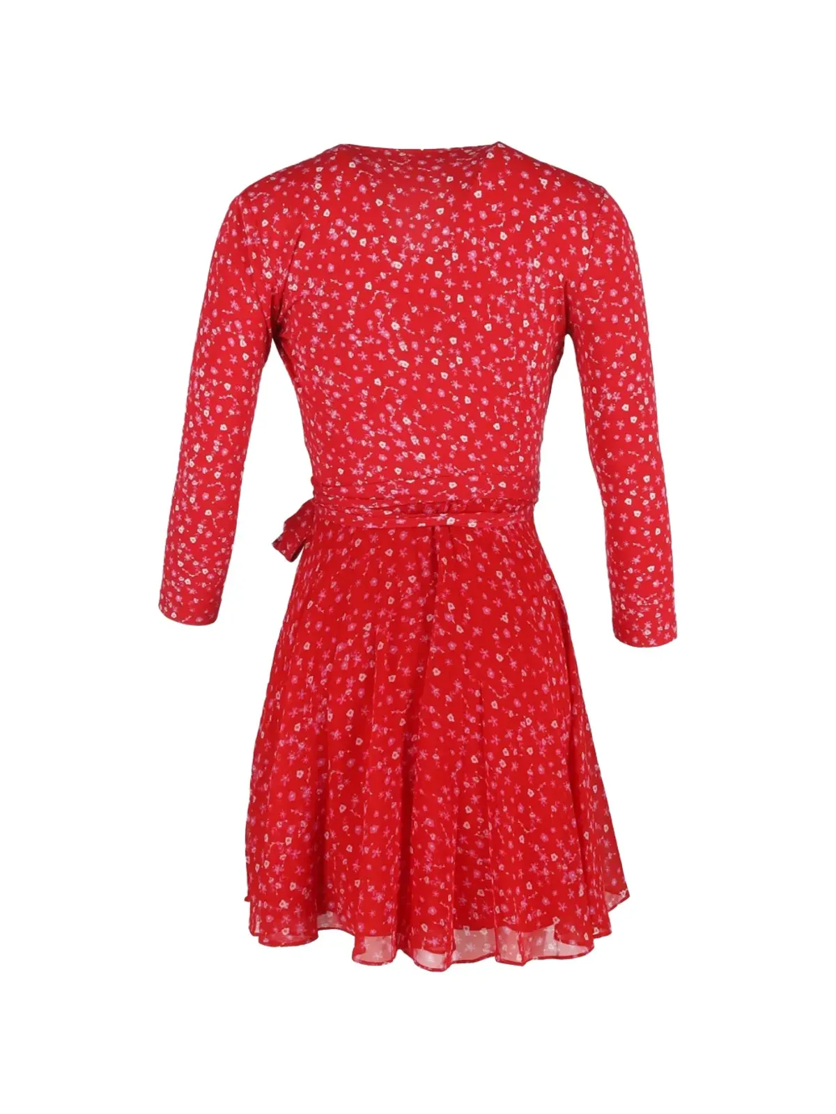 Diane Von Furstenberg Vintage イリナ ラップ ミニドレス - 画像2