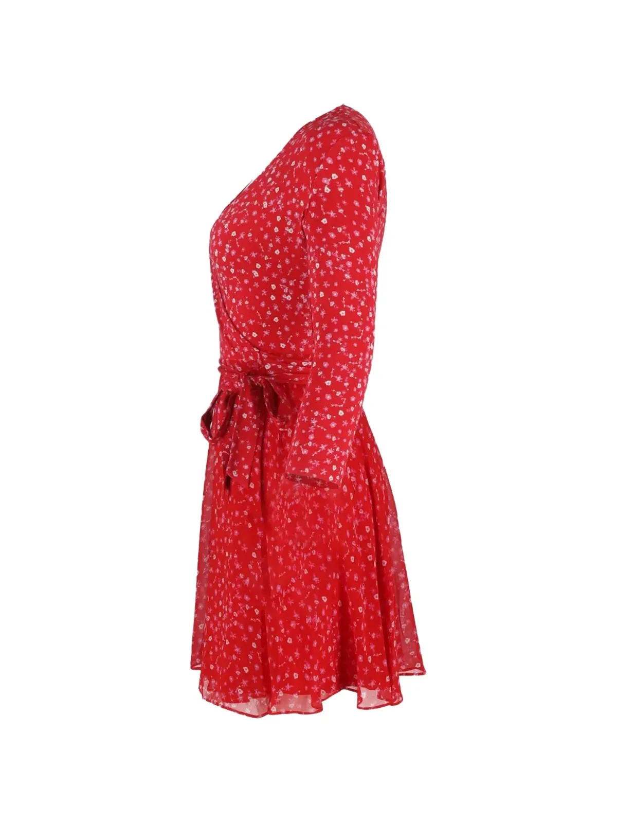 Diane Von Furstenberg Vintage イリナ ラップ ミニドレス - 画像3