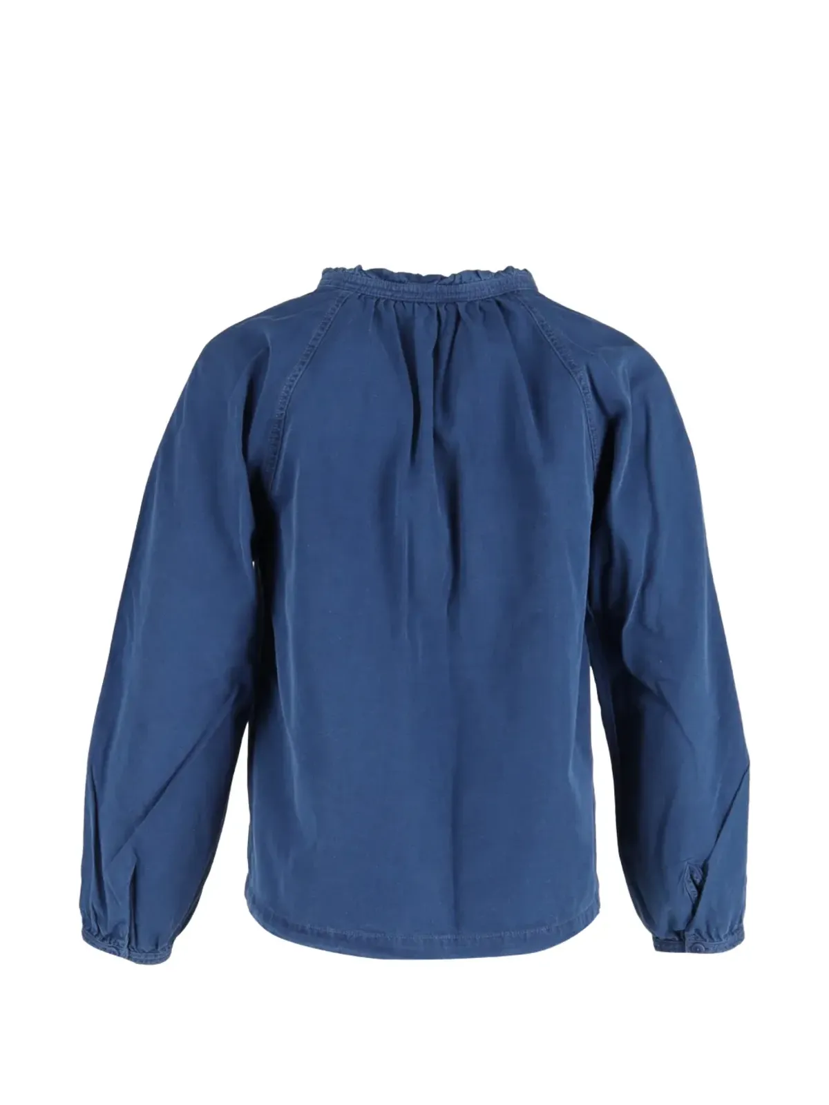 A.P.C. drawstring chambray long-sleeve blouse - Blue - 画像2