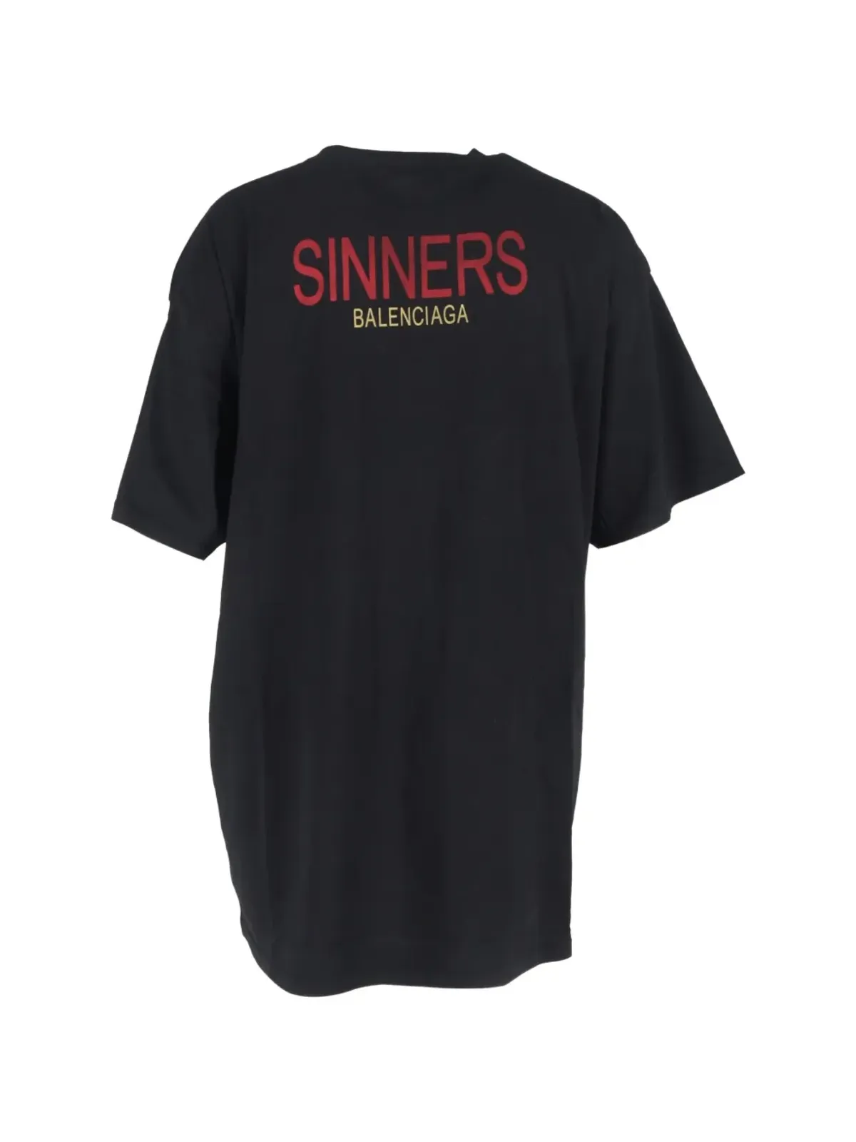 Balenciaga Pre-Owned Sinners ロゴプリント コットン Tシャツ - 画像2