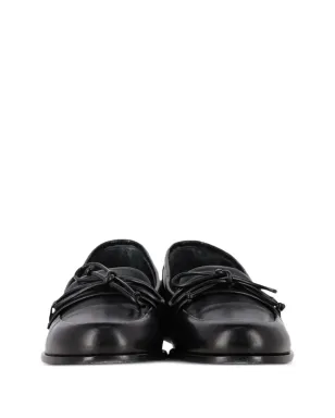 TOTEME rounded leather loafers - Black - サムネイル5