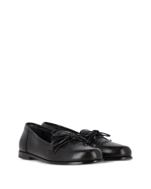 TOTEME rounded leather loafers - Black - サムネイル2