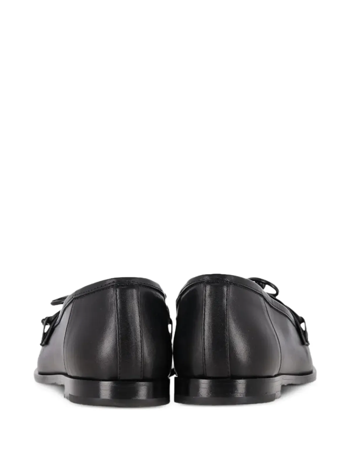 TOTEME rounded leather loafers - Black - 画像3