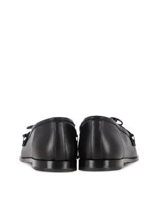 TOTEME rounded leather loafers - Black - サムネイル3