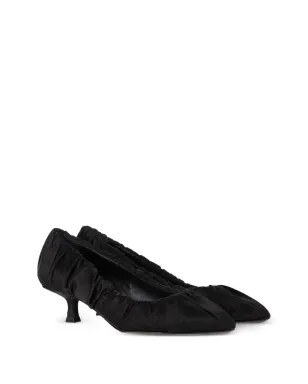 KHAITE Pre-Owned Palmero ruched pumps - Black - サムネイル2