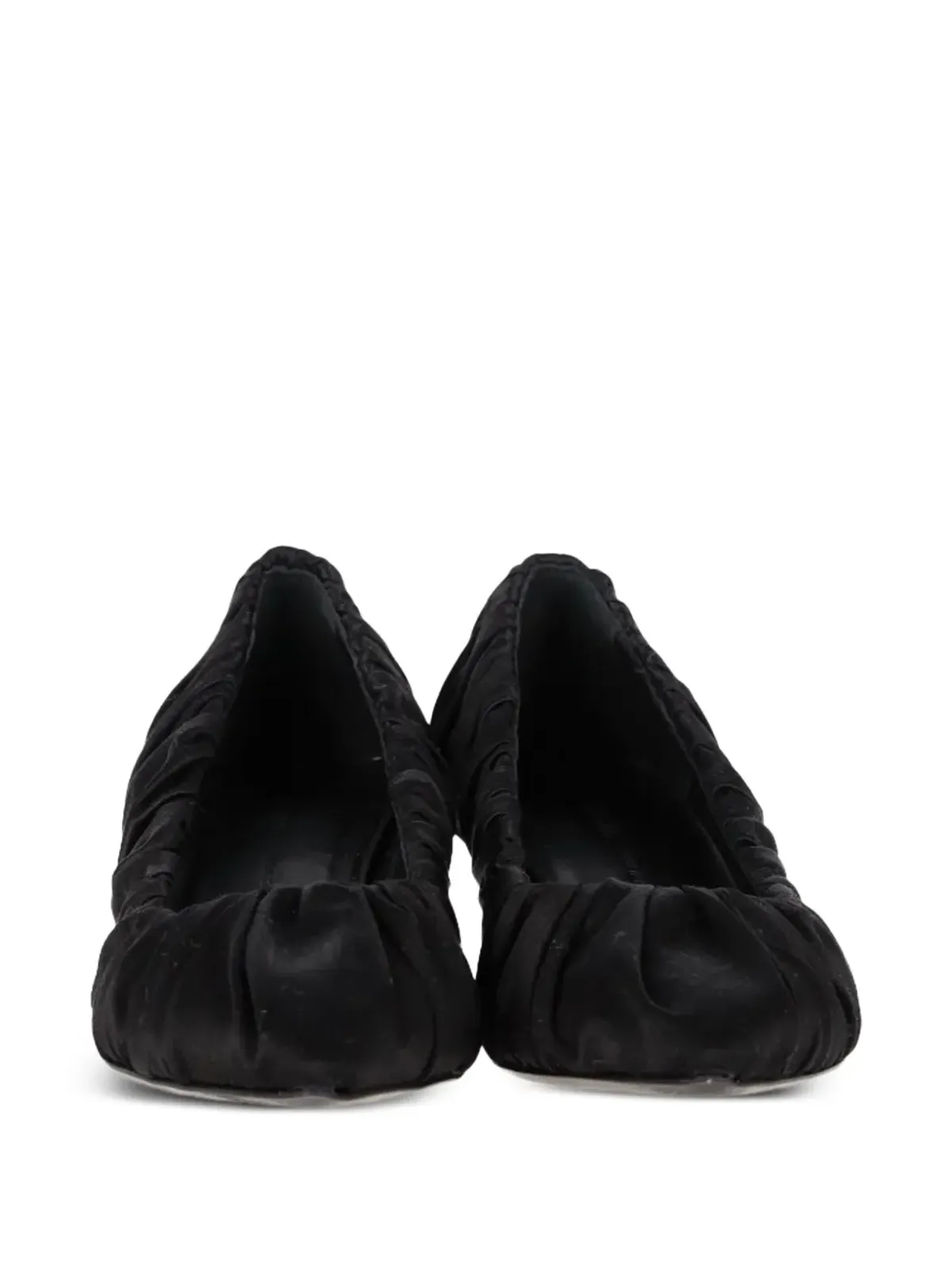 KHAITE Pre-Owned Palmero ruched pumps - Black - 画像4