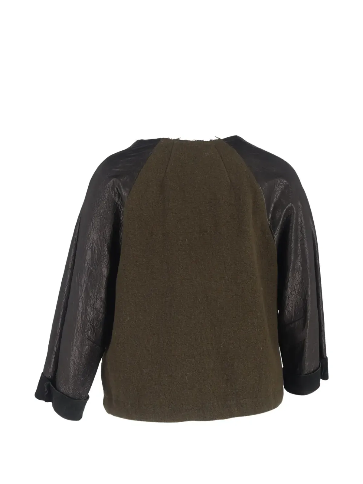 Isabel Marant Vintage zipped leather jacket - Green - 画像2
