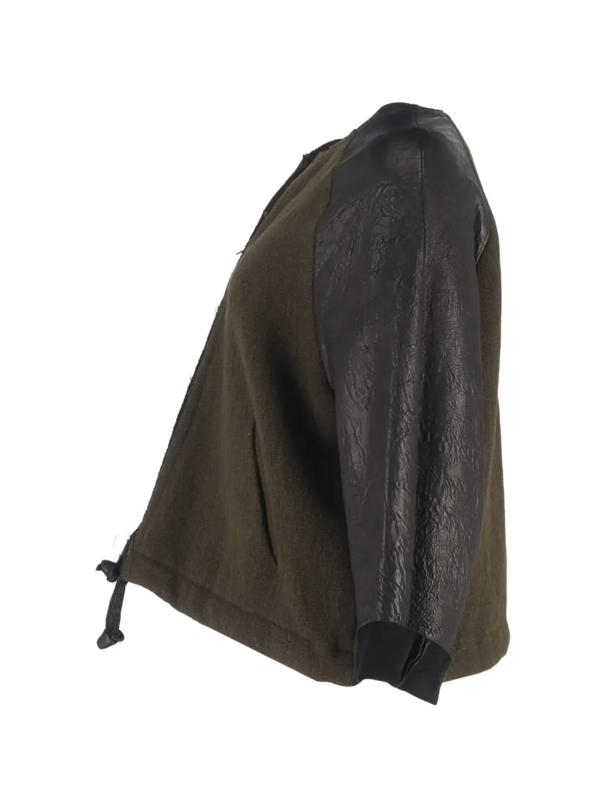 Isabel Marant Vintage zipped leather jacket - Green - 画像3