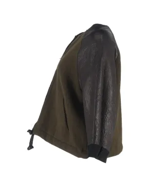 Isabel Marant Vintage zipped leather jacket - Green - サムネイル3