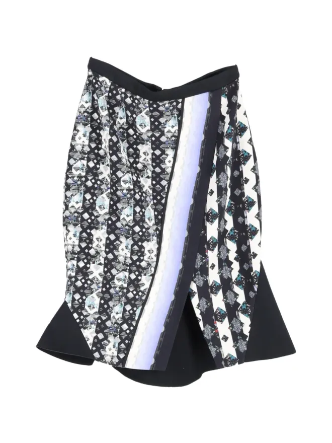 Peter Pilotto Peter Pilotto トランペットプリントミニスカートの商品画像