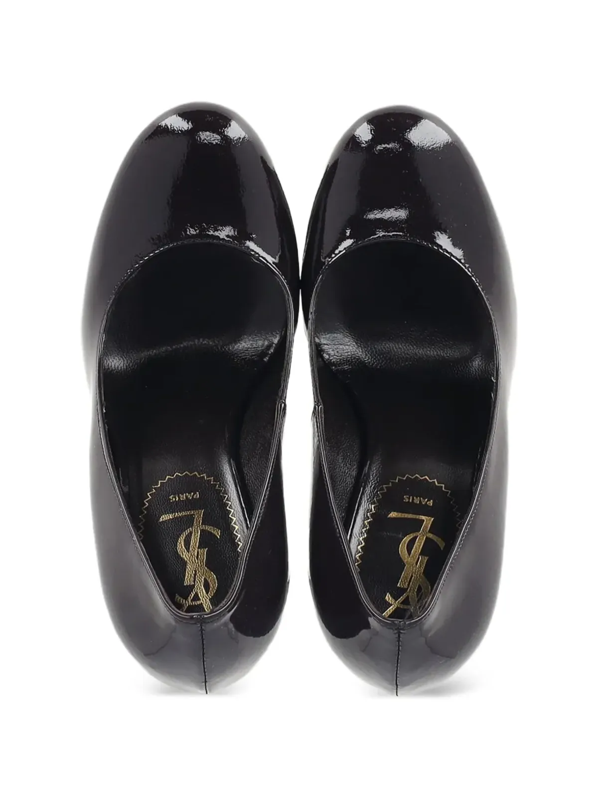 Saint Laurent Pre-Owned トリビュート レザー プラットフォームパンプス - 画像4