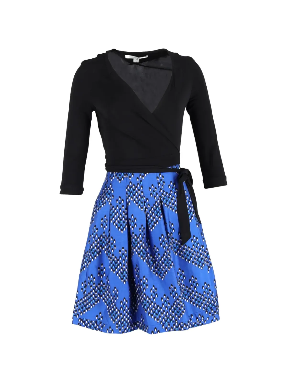 Diane Von Furstenberg Vintage プリント柄ミニドレス - 画像1
