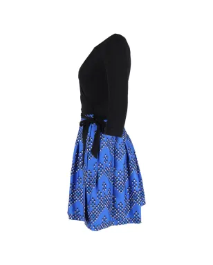 Diane Von Furstenberg Vintage プリント柄ミニドレス - サムネイル3