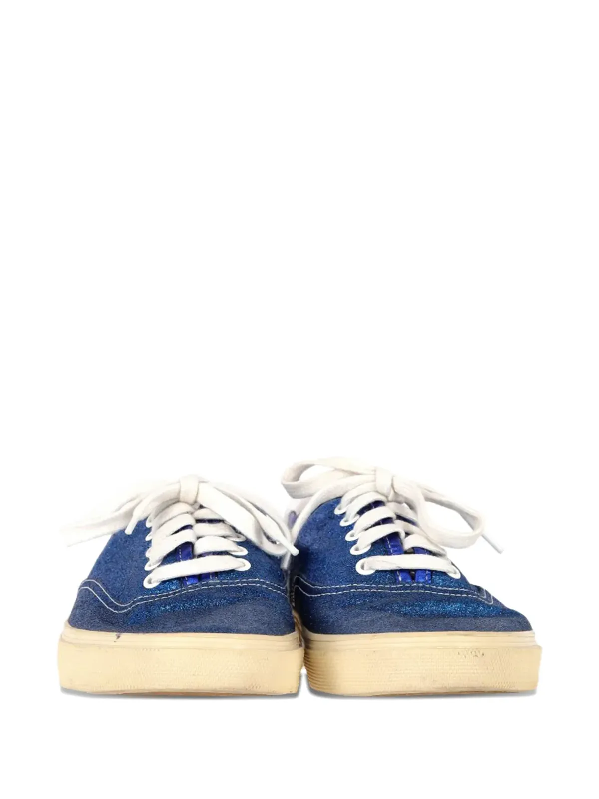 Saint Laurent Pre-Owned グリッター ローカットスニーカー - 画像2