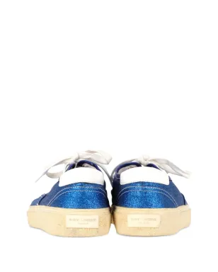 Saint Laurent Pre-Owned グリッター ローカットスニーカー - サムネイル3