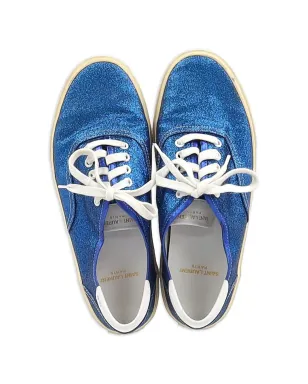 Saint Laurent Pre-Owned グリッター ローカットスニーカー - サムネイル4
