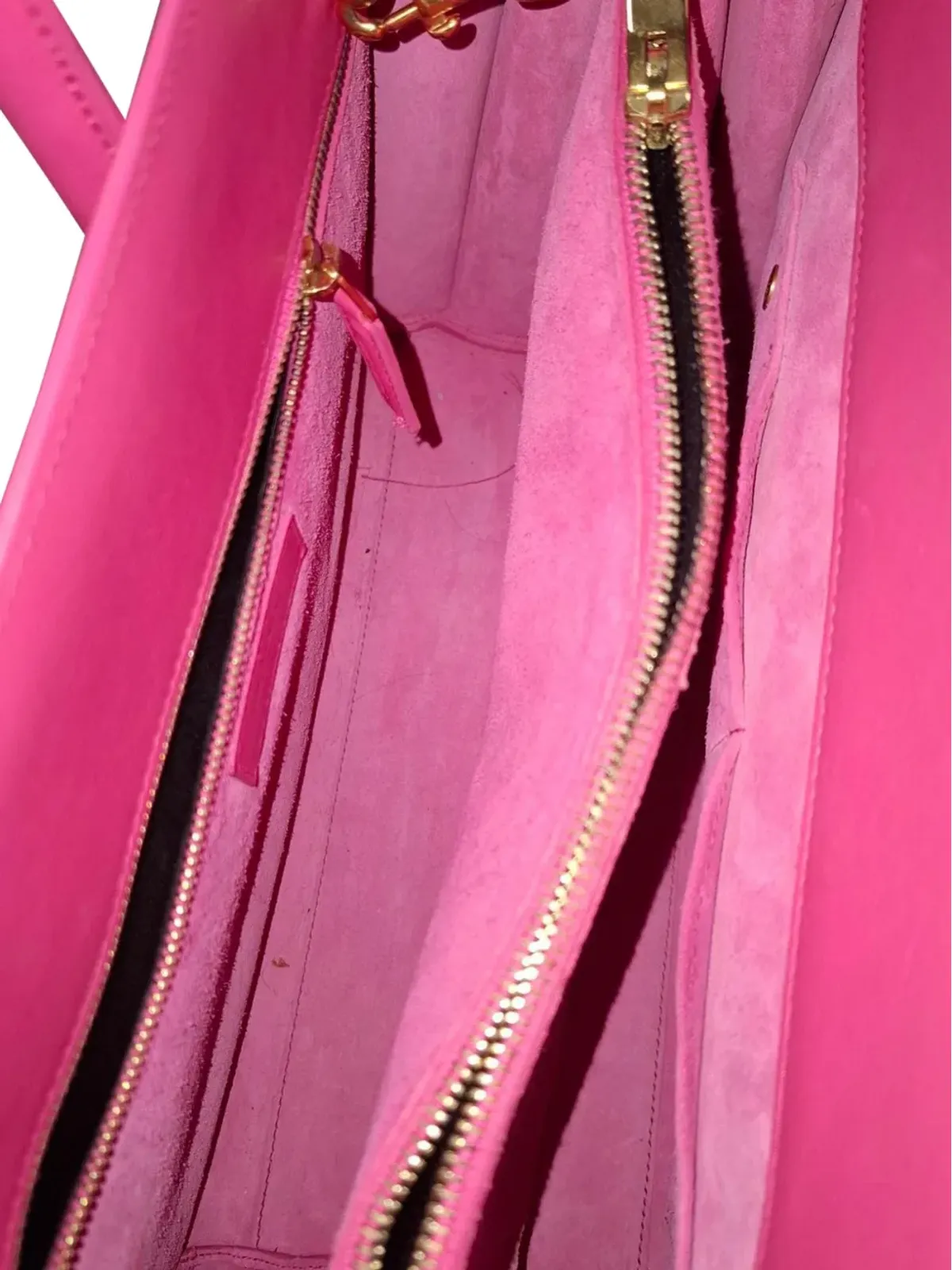 Saint Laurent ビンテージ Sac de Jour レザートートバッグ - 画像5