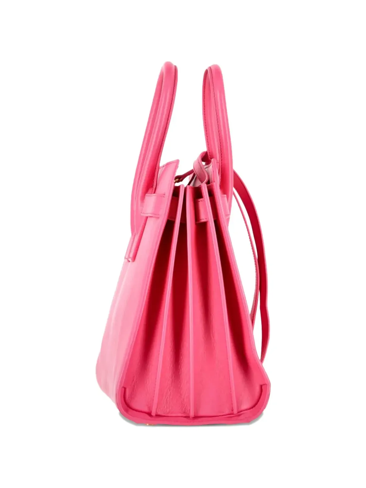 Saint Laurent ビンテージ Sac de Jour レザートートバッグ - 画像3