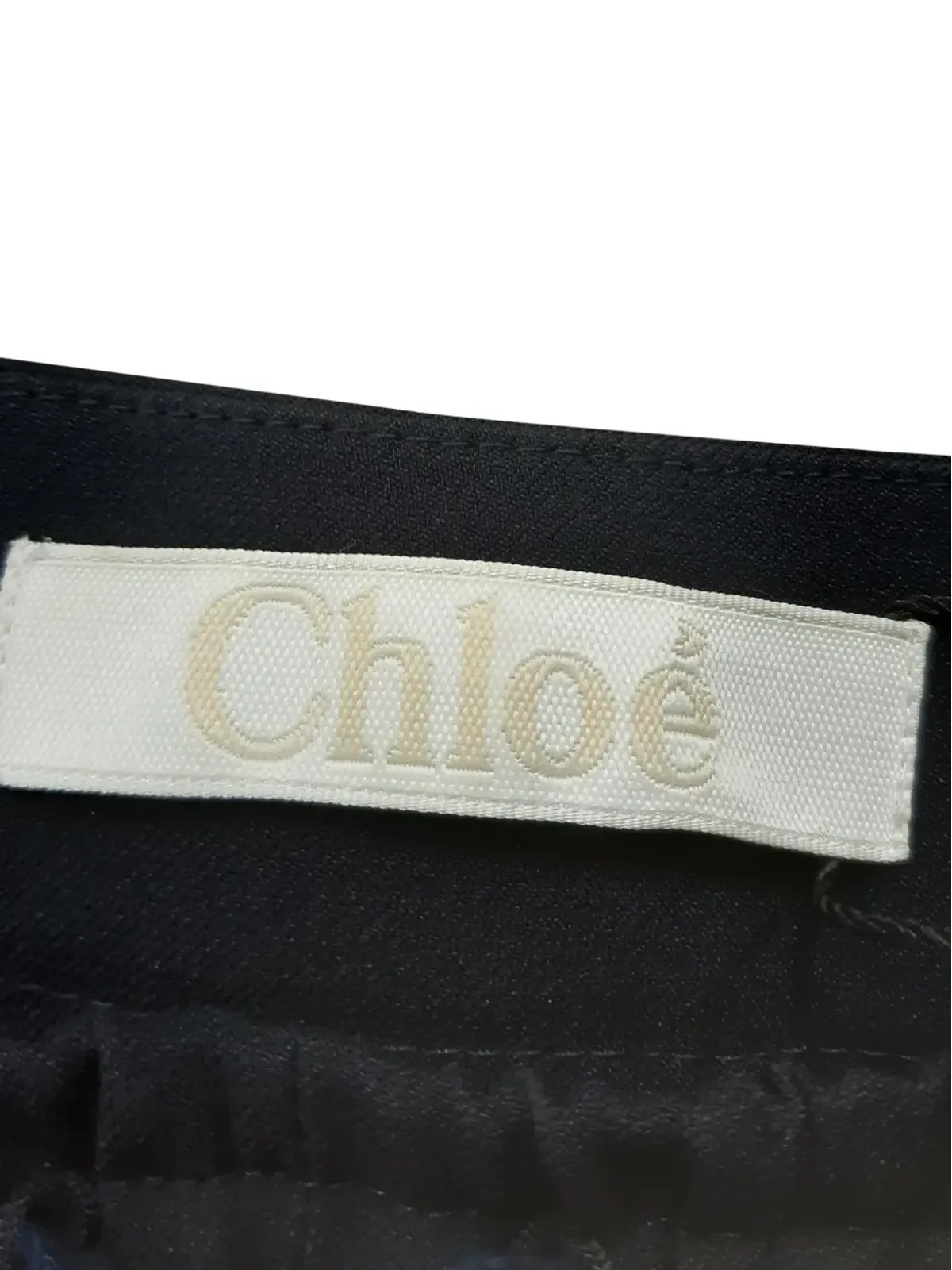 Chloé Vintage ドローストリングジップパンツ - 画像3