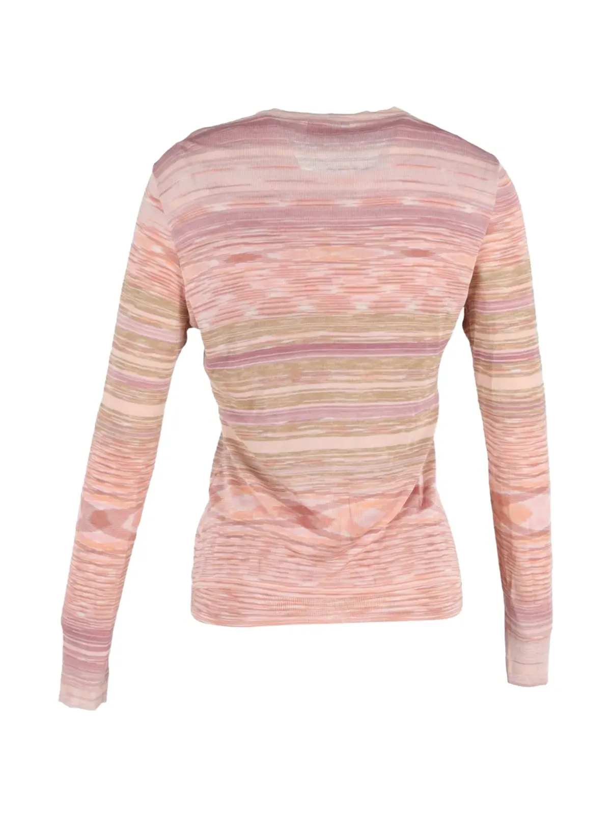 Missoni Pre-Owned ストライプ柄ニット ボタン留めカーディガン - 画像2