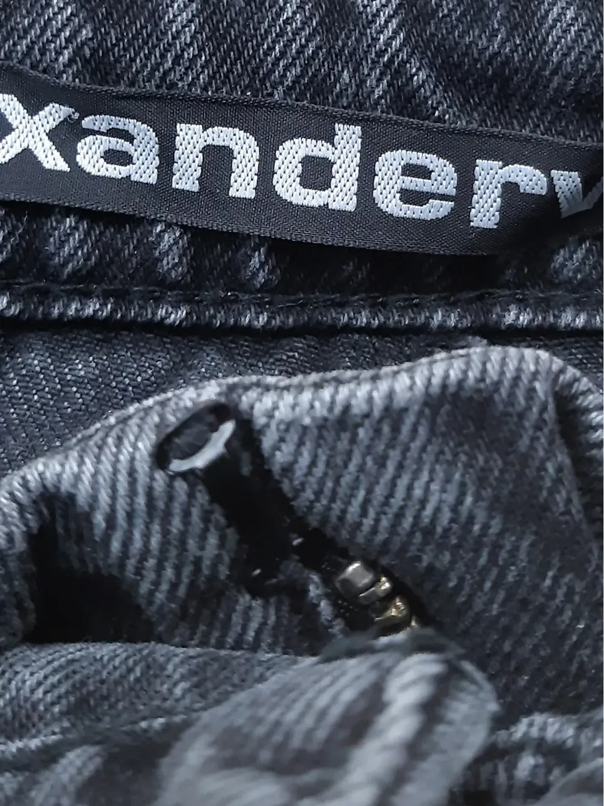 Alexander Wang ビンテージ ボタン付きデニムスコート - 画像3