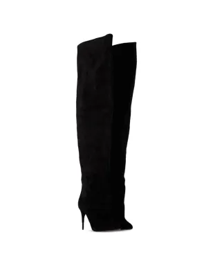 Alaïa ビンテージ オーバー・ザ・ニー ポインテッドトゥ ブーツ - サムネイル2
