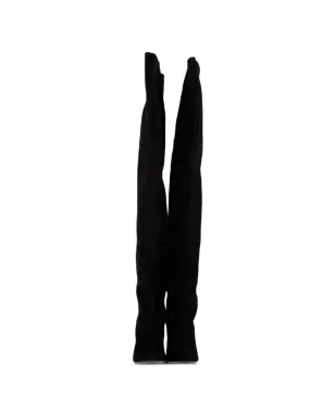 Alaïa ビンテージ オーバー・ザ・ニー ポインテッドトゥ ブーツ - サムネイル3