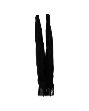 Alaïa ビンテージ オーバー・ザ・ニー ポインテッドトゥ ブーツ - サムネイル4