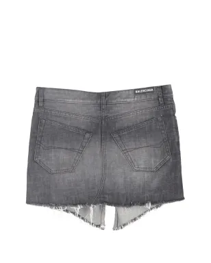 Balenciaga Pre-Owned 前スリットミニスカート - サムネイル2