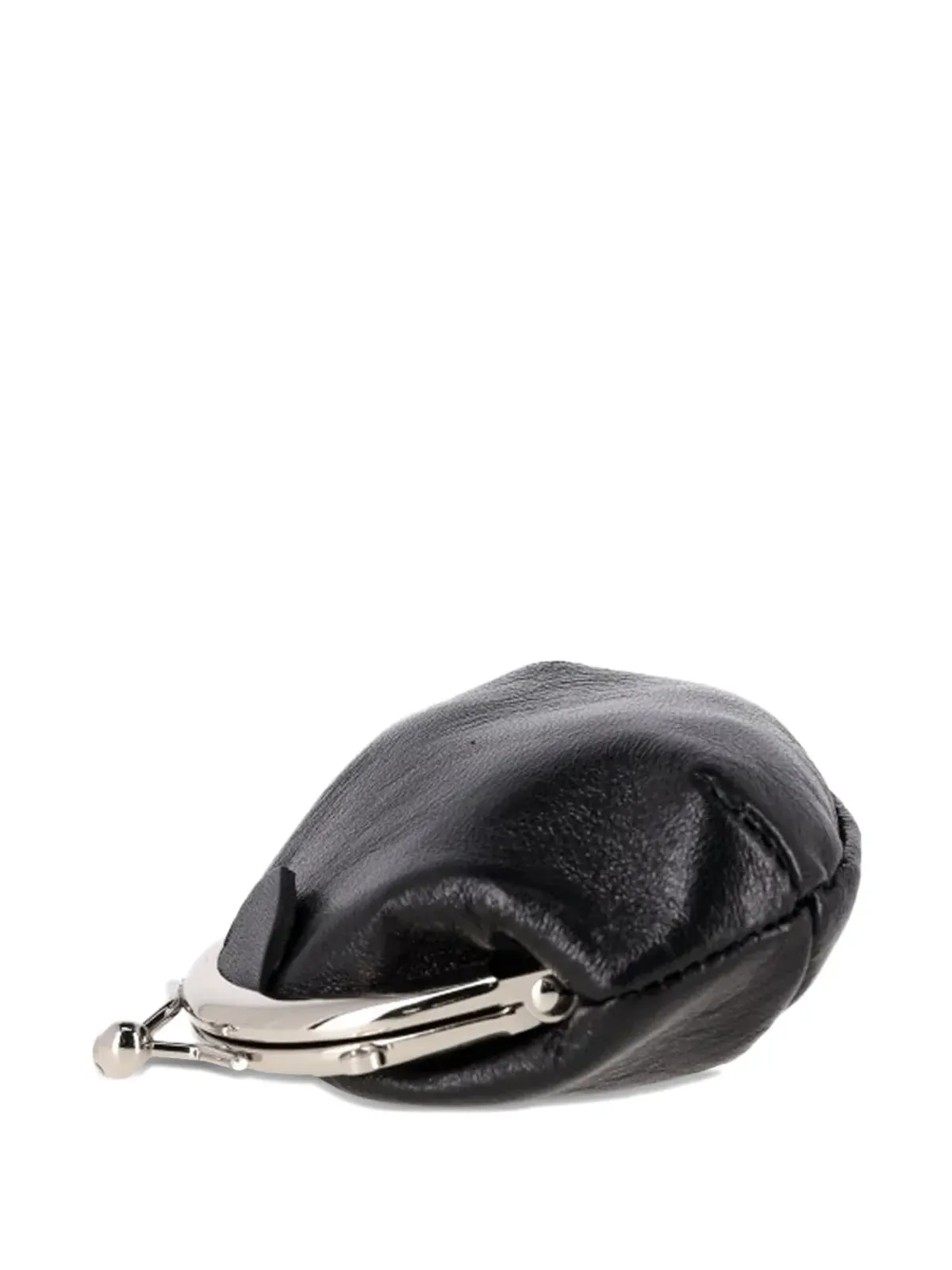 Yohji Yamamoto Pre-Owned レザーフレームクラッチバッグ - 画像3