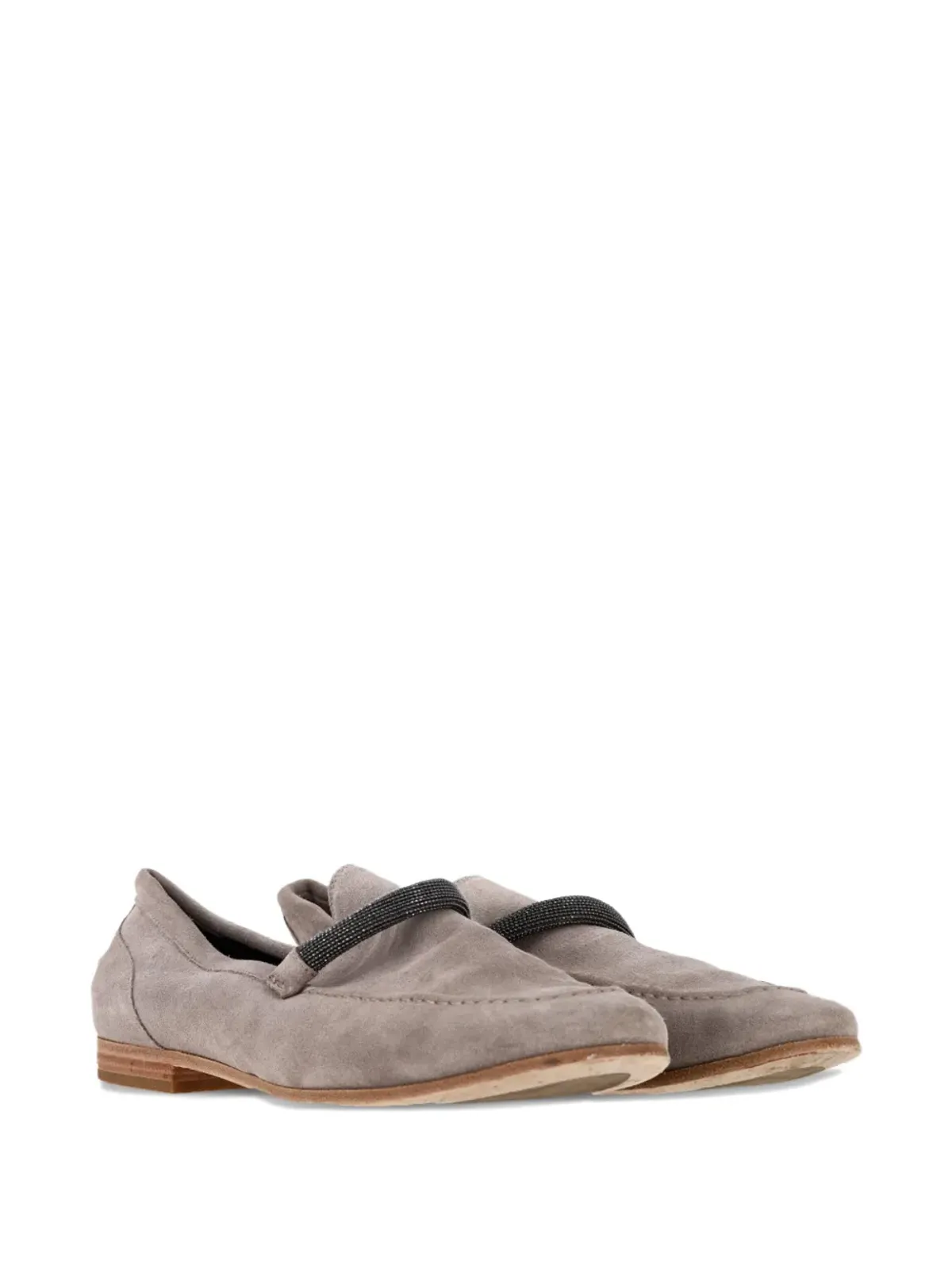 Brunello Cucinelli Vintage ディテール付きペニーローファー - 画像2
