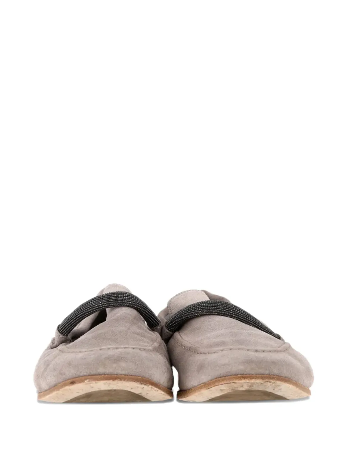 Brunello Cucinelli Vintage ディテール付きペニーローファー - 画像3
