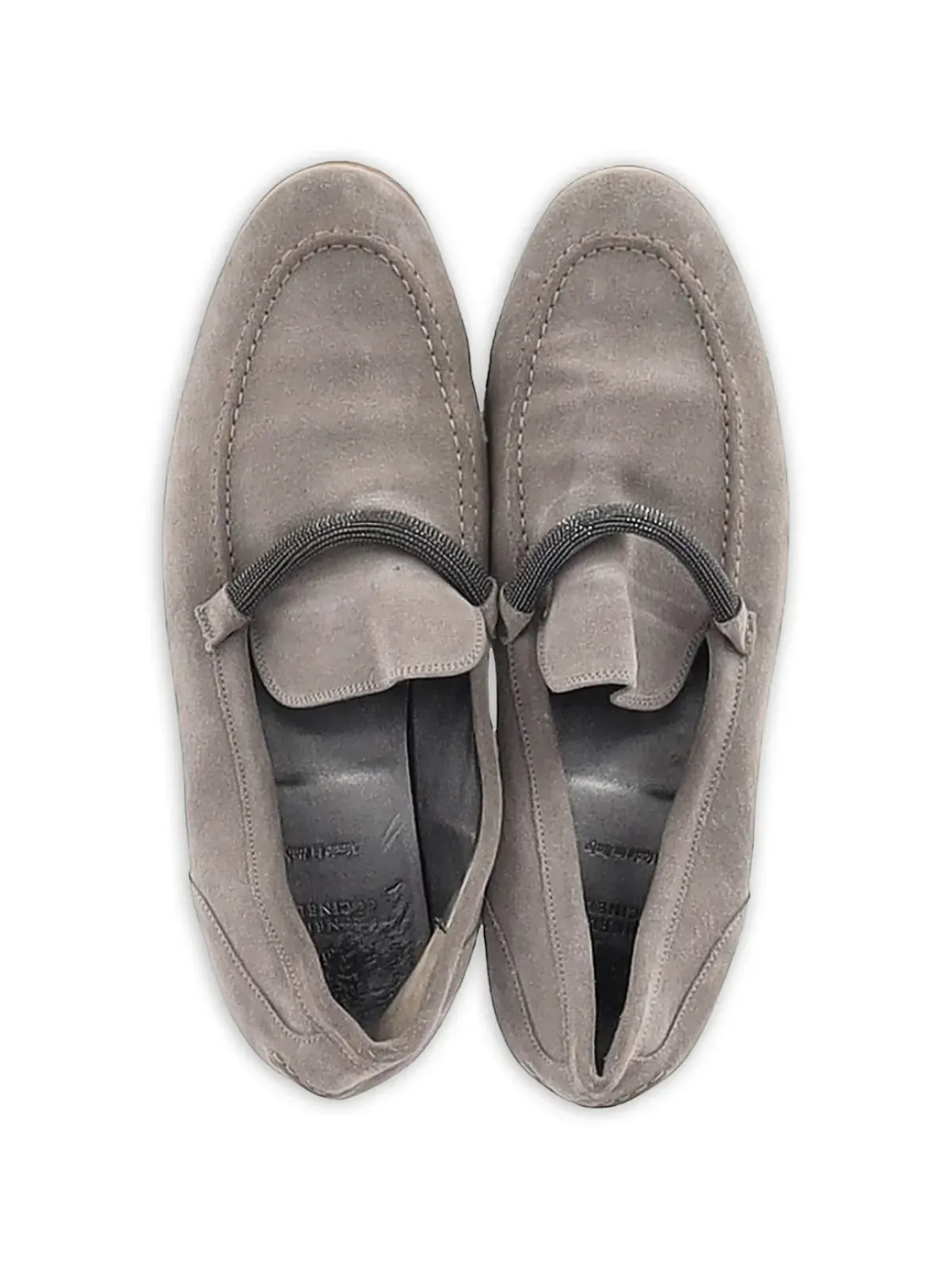 Brunello Cucinelli Vintage ディテール付きペニーローファー - 画像4