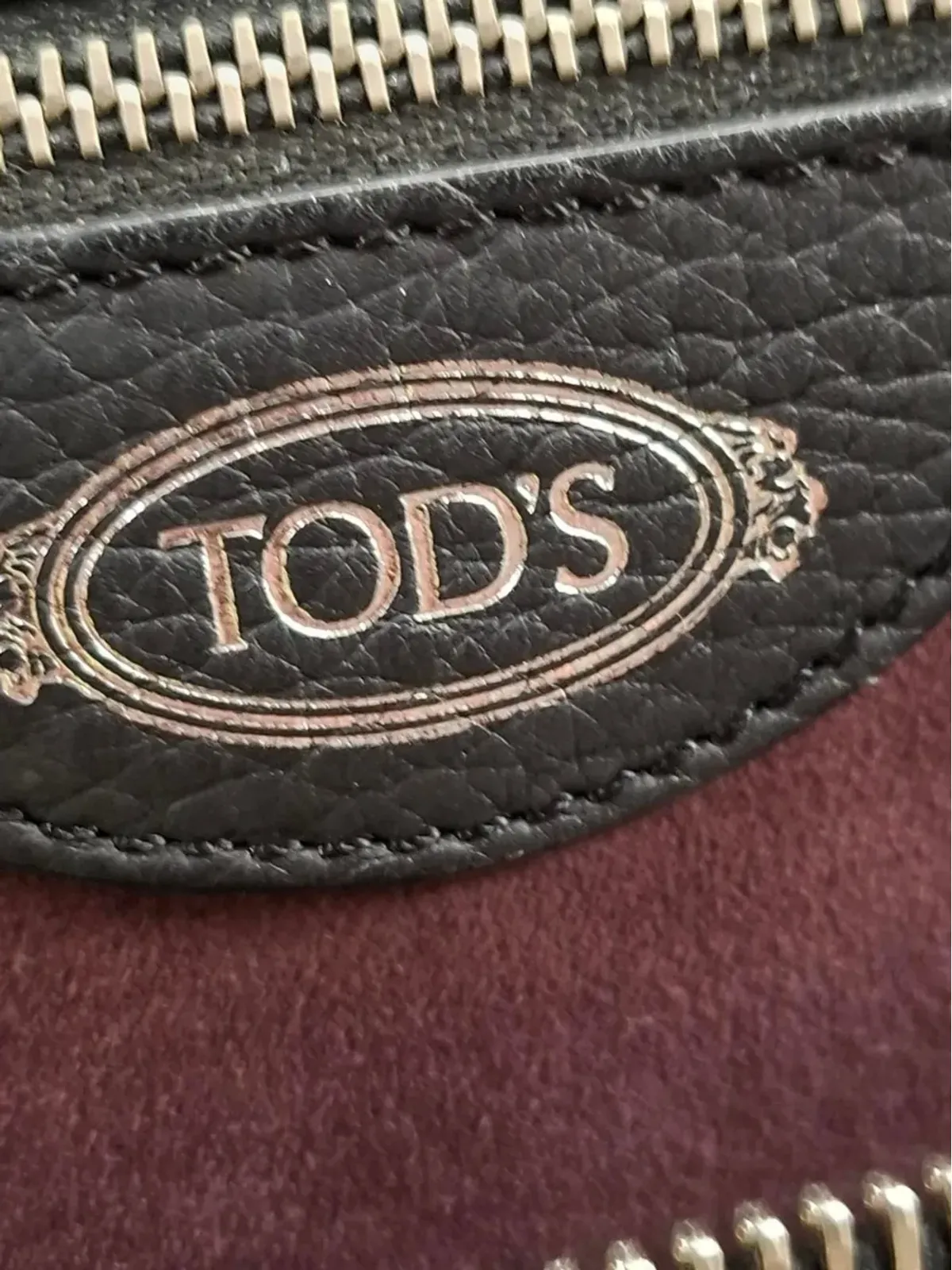 Tod's Vintage ウェーブスタッド トートバッグ - 画像4