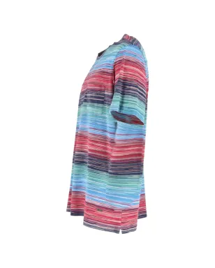 Missoni Pre-Owned プリント胸ポケットTシャツ（ブルー） - サムネイル3