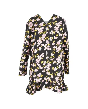 Marni Pre-Owned 花柄プリント・フリルヘムの長袖ドレス - サムネイル2