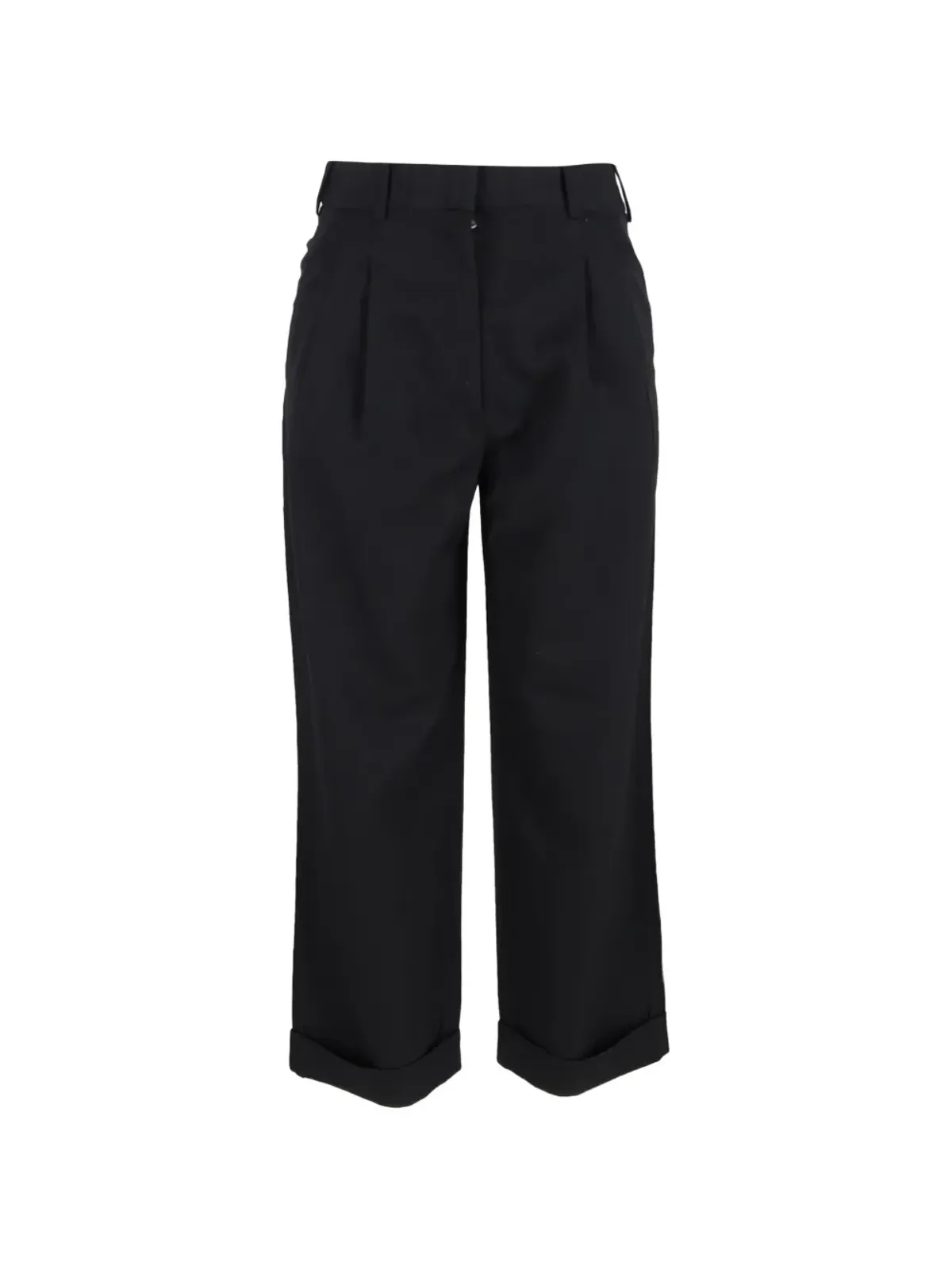 Stella McCartney Pre-Owned pleated wool trousers - Black - 画像1