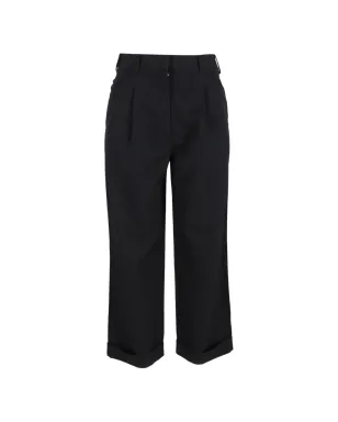 Stella McCartney Pre-Owned pleated wool trousers - Black - サムネイル1