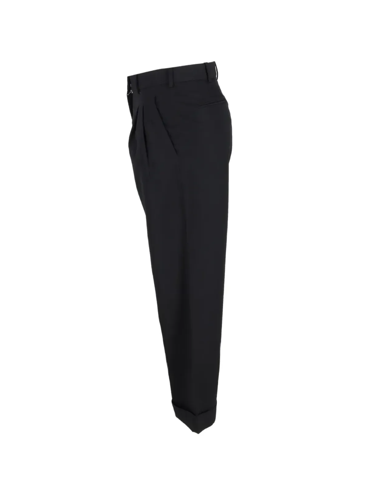 Stella McCartney Pre-Owned pleated wool trousers - Black - 画像3