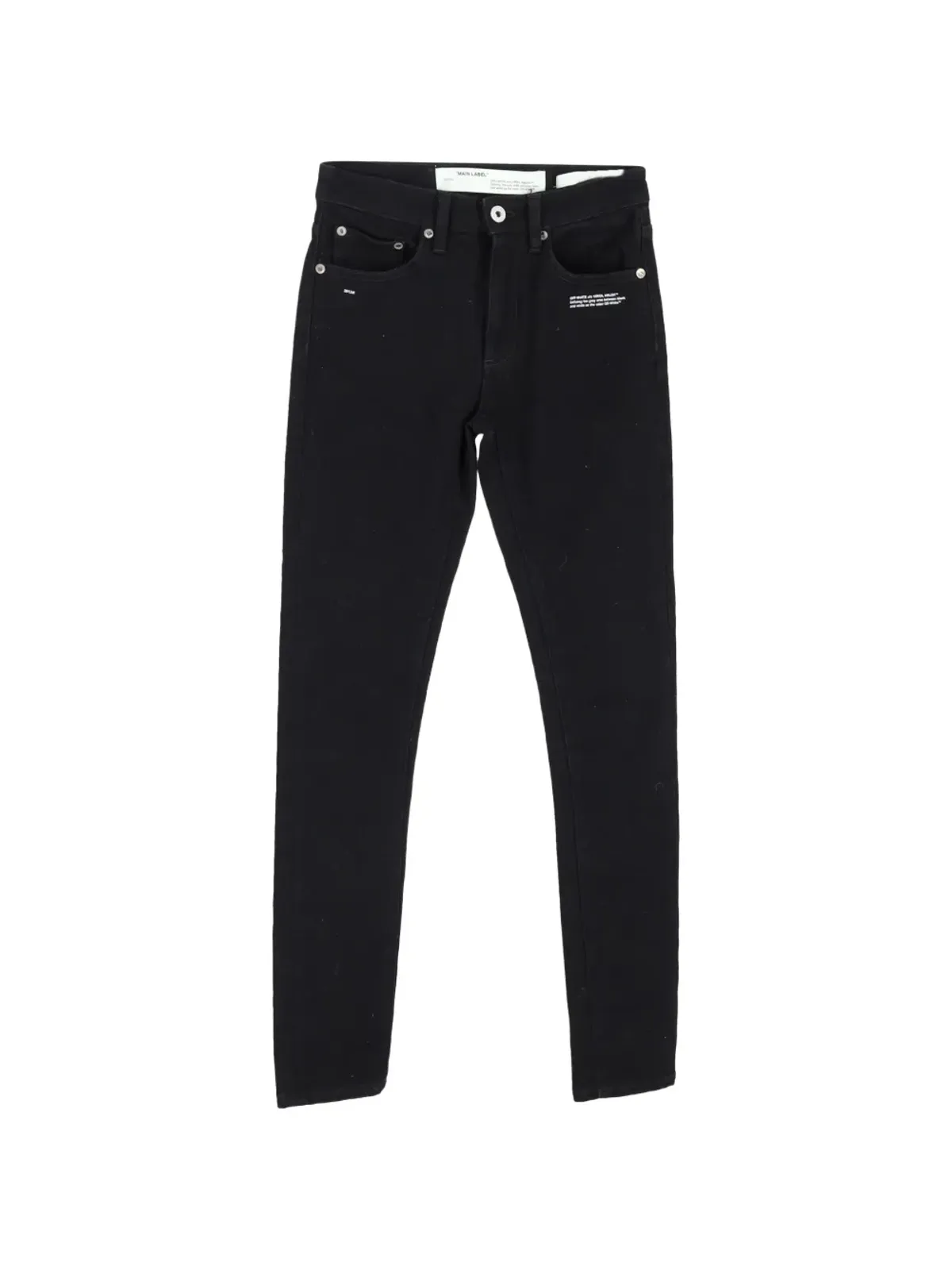 Off-White Pre-Owned スリムフィットパンツ - ブラック - 画像1