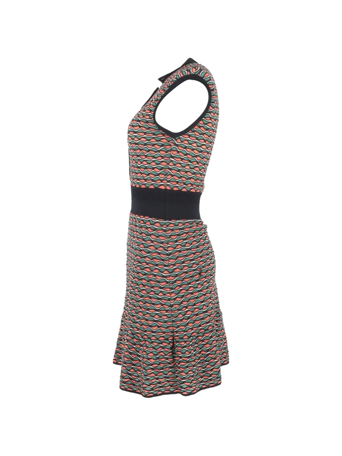 Missoni Pre-Owned patterned buttoned mini dress - Orange - 画像3