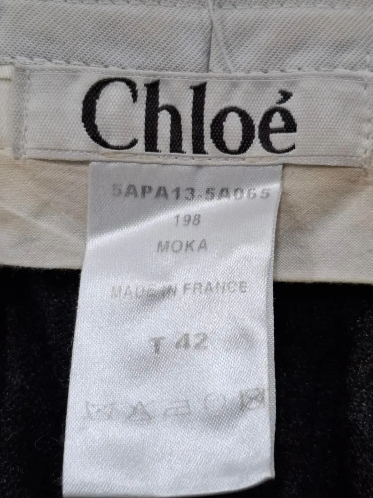 Chloé Vintage ストレートレッグ ウールパンツ - 画像3