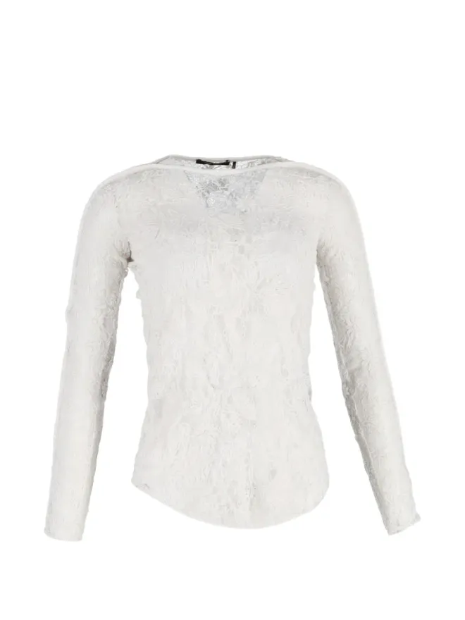 Isabel Marant Vintage Isabel Marant Vintage floral-lace blouse - Whiteの商品画像
